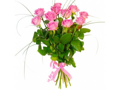 Bouquets for women 11 pink roses