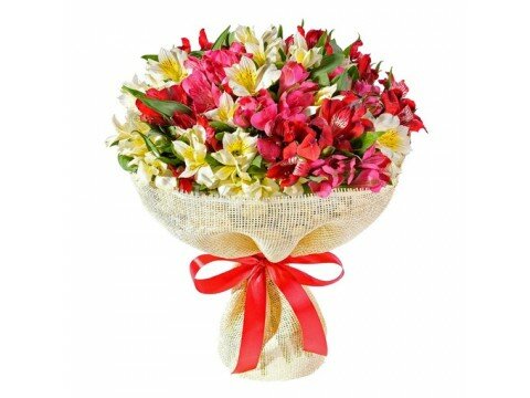 Bouquets for women 101 аlstroemeria