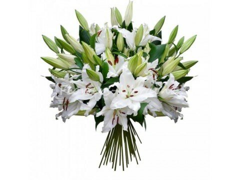 Bouquets for women 51 white lilies